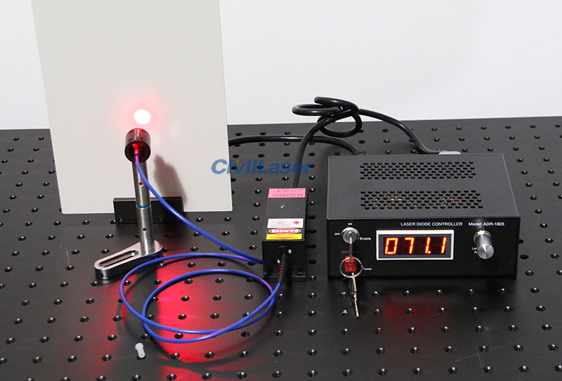 single mode fiber coupled laser